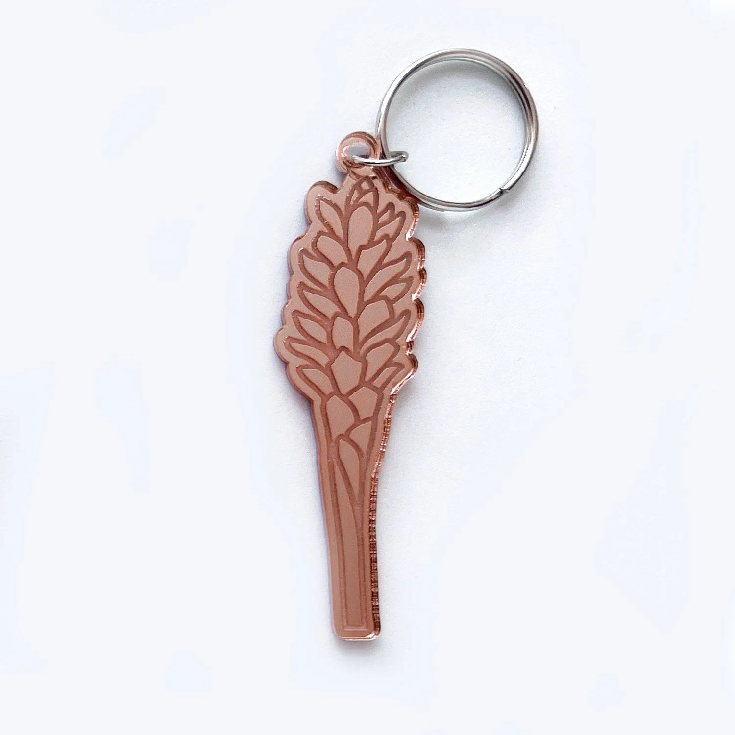 Rose Gold Ginger Keychain — Pueo Projects